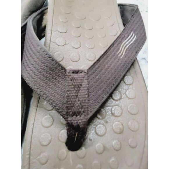 Orthaheel Wave Sandal Men's 7 Women's 8.5 Brown Thong Flip Flop Slip On Shoes‎ - Picture 3 of 9